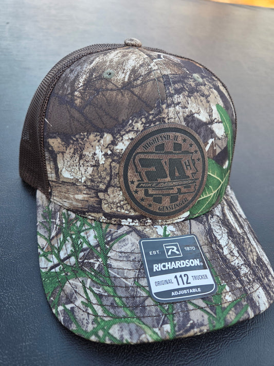 Camo Leather patch SnapBack